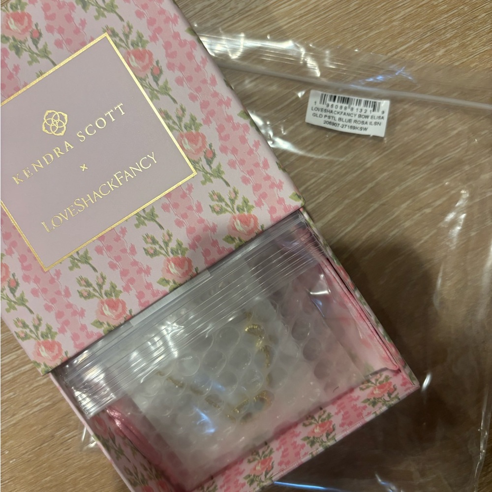 Kendra Scott x LoveShackFancy Pink Floral Bow Necklace